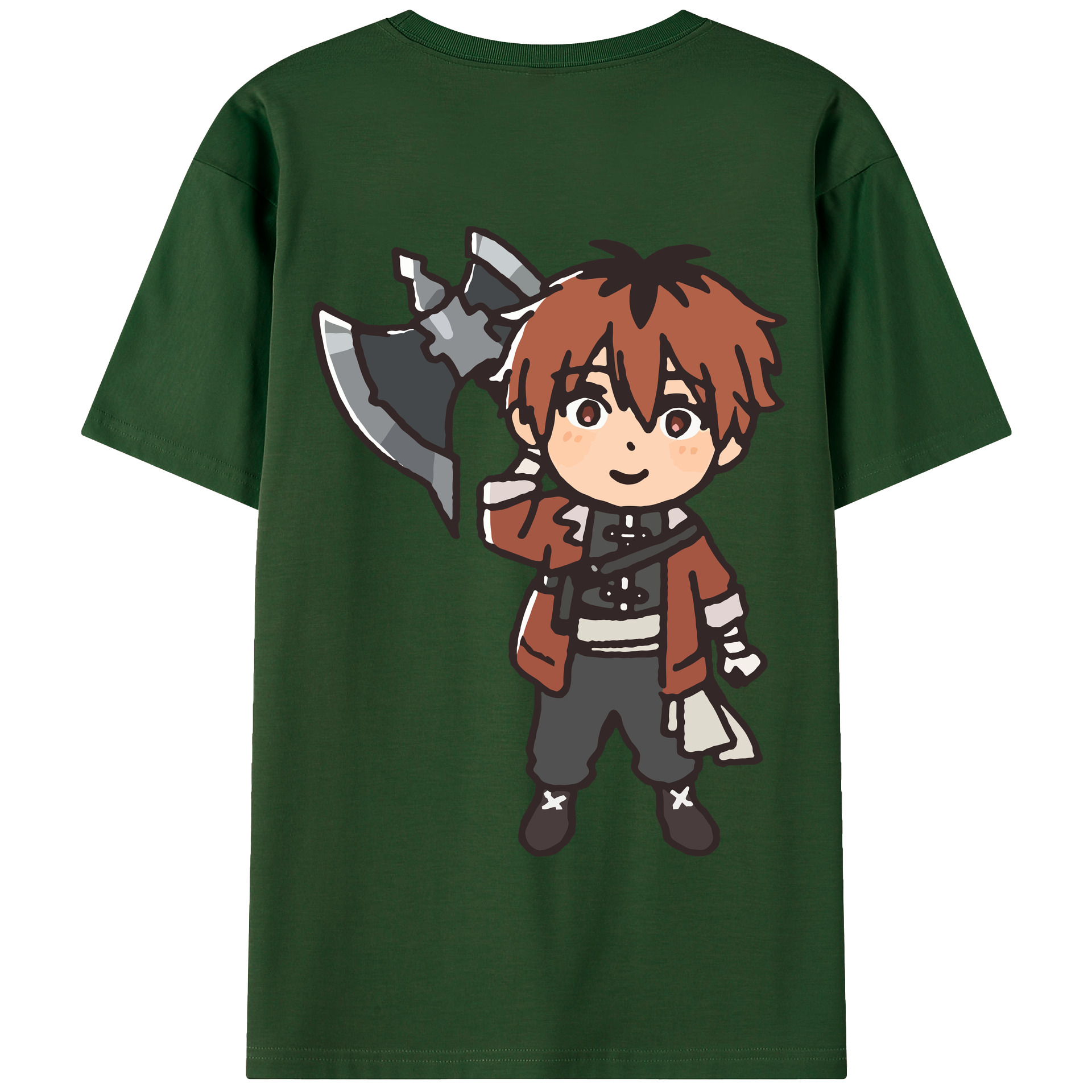 （画像用） 葬送のフリーレン Frieren 綿100％半袖Tシャツ（背面プリント）